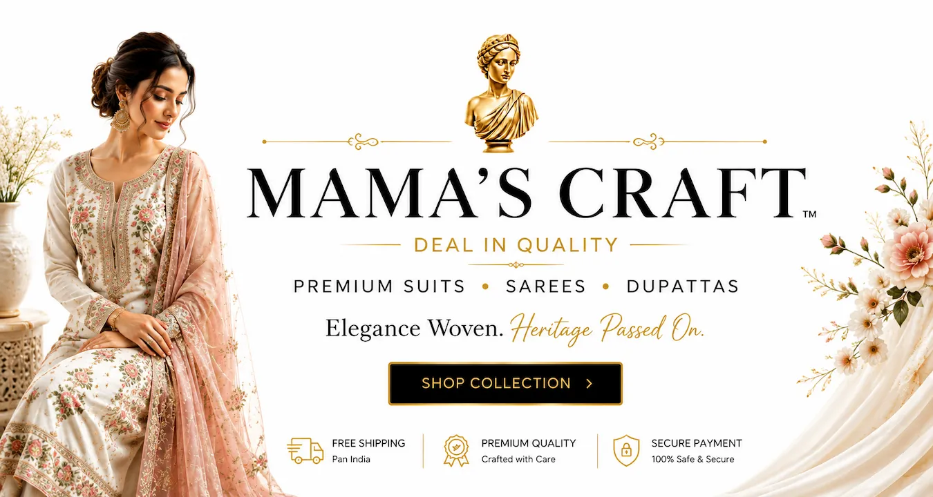 Mama's Craft Women's Boutique - Designer Suits, Sarees & Footwear